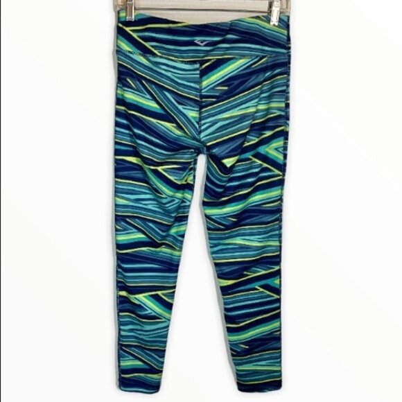 Everlast Striped Neon Workout Leggings Women’s Size Medium - Picture 8 of 8